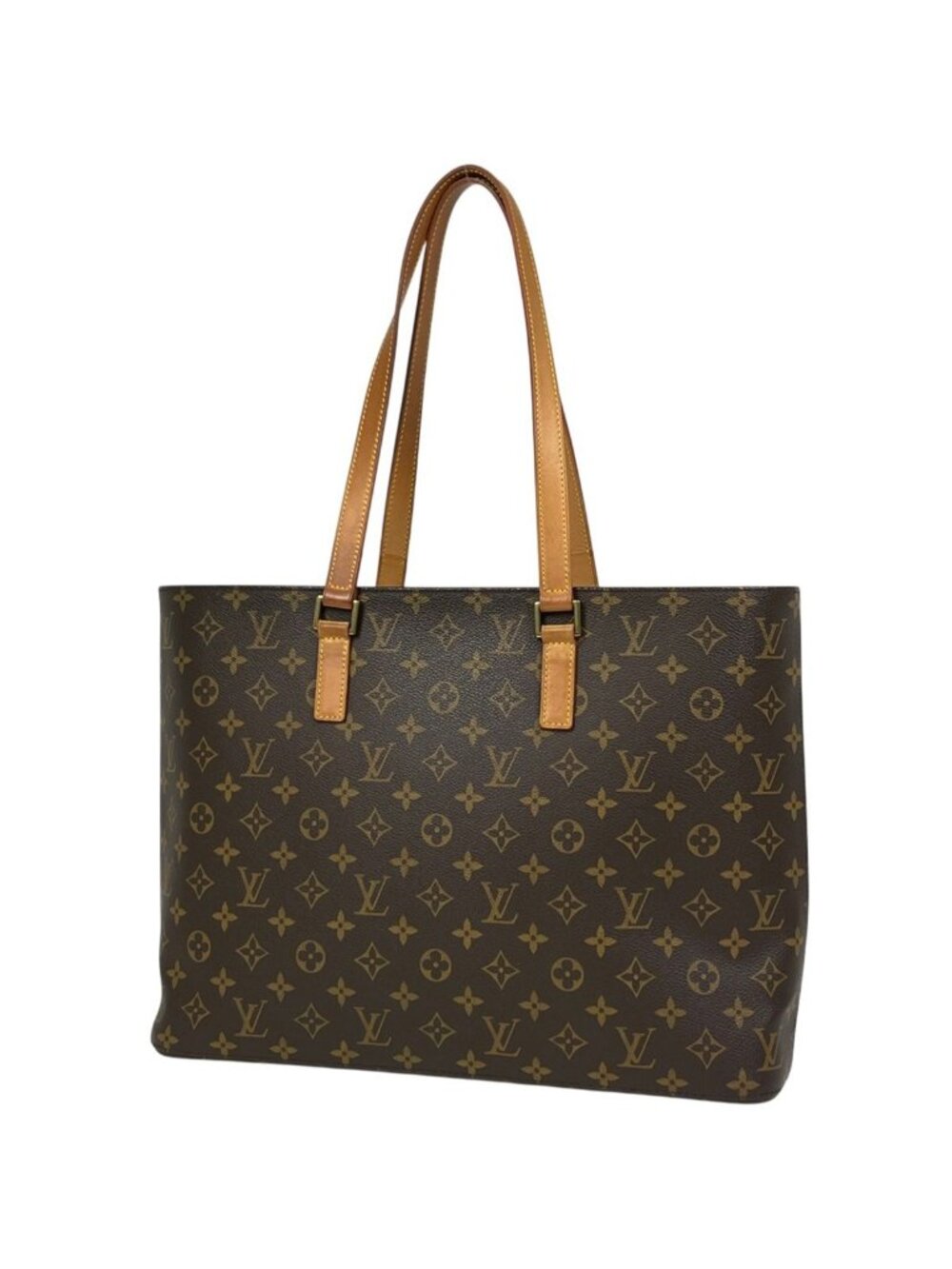 Louis Vuitton Shoulder Bag Tote Monogram Brown